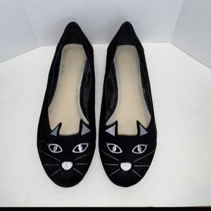 Torrid Kitten Face ballet flats faux suede 11